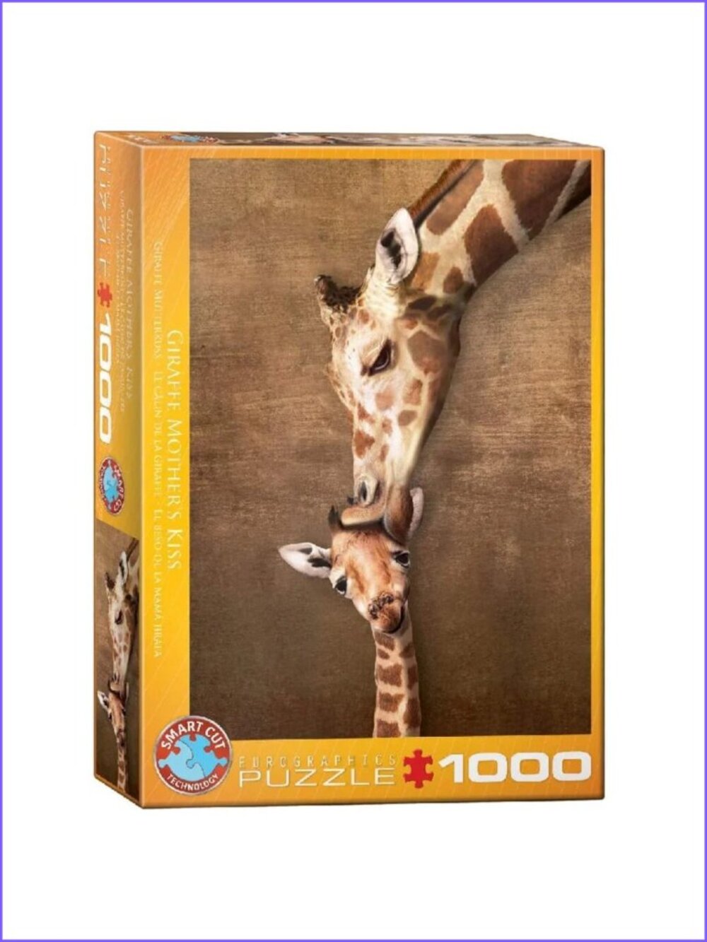 Eurographics 1000pcs Adult Puzzle -Giraffe Mother's Kiss New In Box